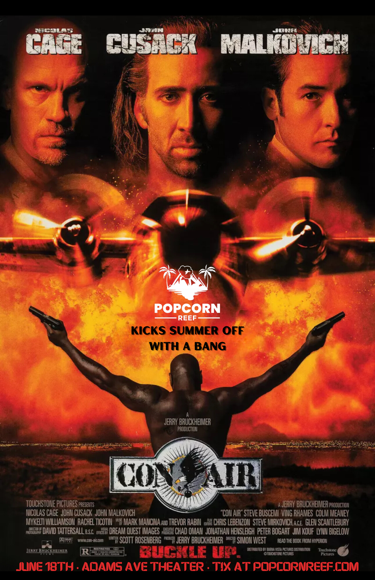 Screening: CON AIR at The Adams Ave Theater on 6/18/24