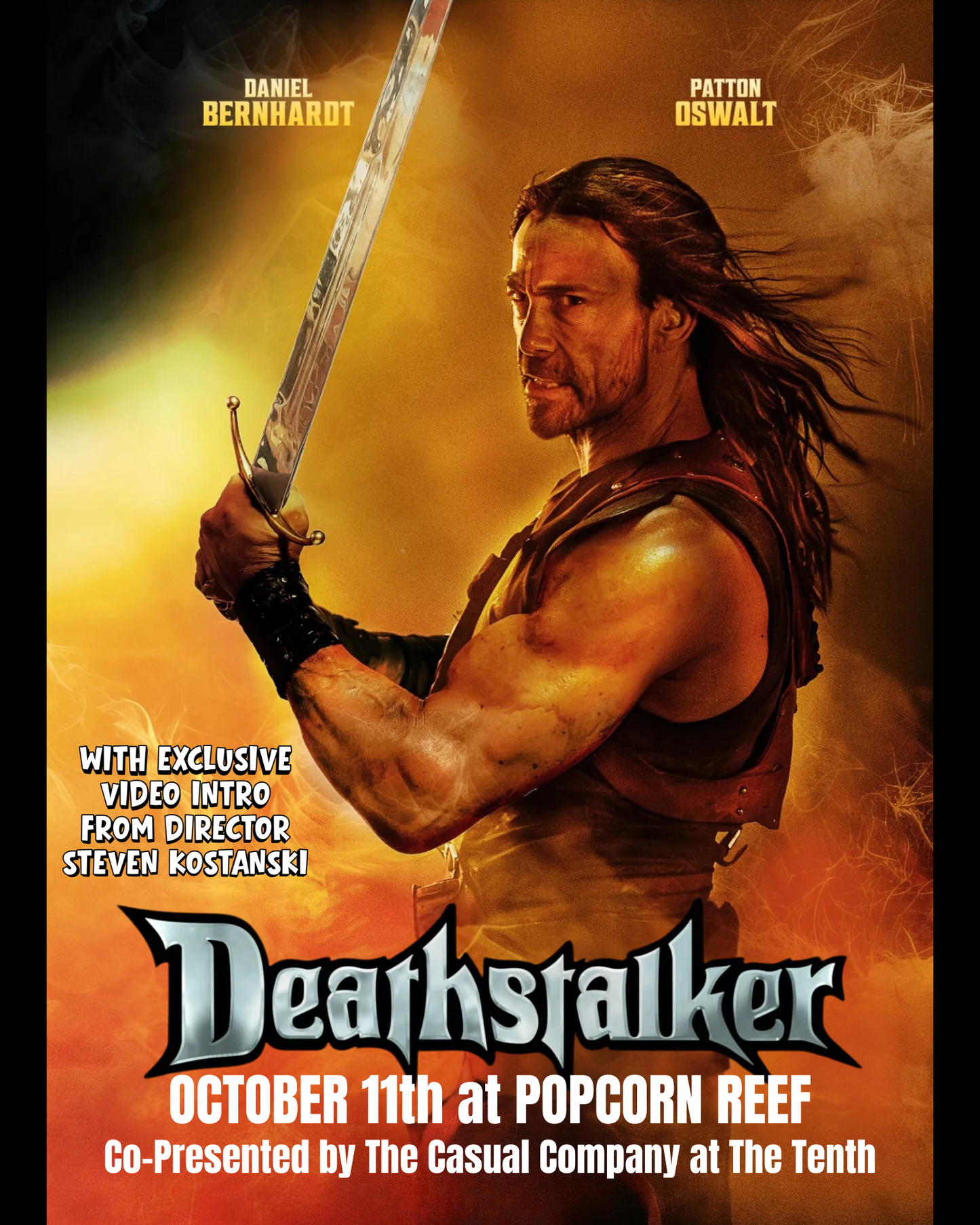 Screening: DEATHSTALKER with Exclusive Video Intro from Director Steven Kostanski at The Tenth Avenue Arts Center [10/11/25]